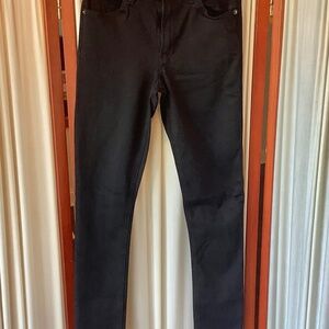 Reformation Womens Skinny Jeans Black Denim Stretch Mid Rise Size 25